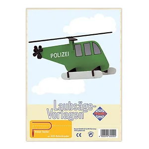 LAUBSÄGEVORLAGE - HUBSCHRAUBER