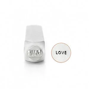 METAL STAMP - LOVE 6MM