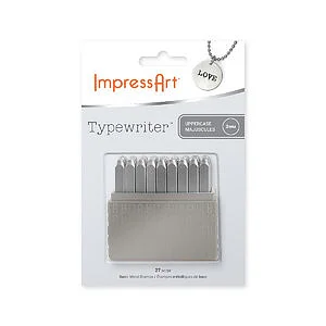 TYPEWRITER BASIC UPPERCASE LETTER SET 3MM
