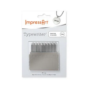 TYPEWRITER BASIC LOWERCASE LETTER SET 3MM