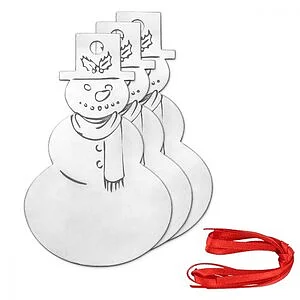 METAL STAMPING KIT - SNOWMAN 3 PCS