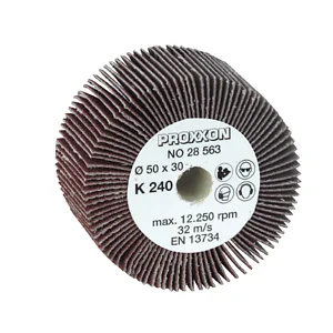ABRASIVO LAMELLARE PER PROXXON WAS Ø 50 X 30 MM - GR. 240