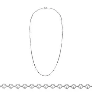 BALL CHAIN - ALUMINIUM 45 CM - 2 PCS