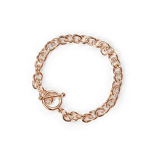 CHARM BRACELET 17.5 CM - COL. GOLD PINK