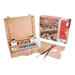 VAN GOGH ACRYLIC SET BASIC - 10 COLORI ACRILICI + ACCESSORI