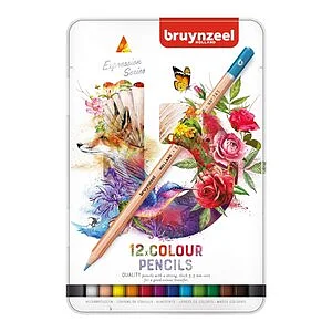 BRUYNZEEL EXPRESSION COLOUR PENCILS 12 PCS SET