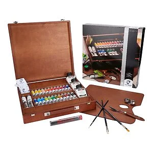VAN GOGH EXPERT BOX - 26 COLORI AD OLIO + ACCESSORI