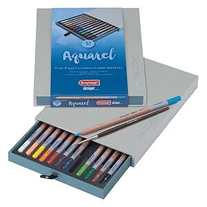 BRUYNZEEL WATER COLOUR PENCILS 12 PCS BOX
