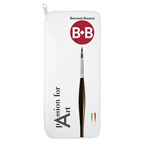SET 5 BRUSHES MONGOOSE FIBRE W. POUCH