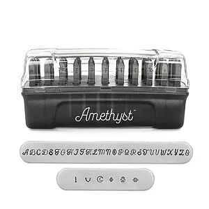 AMETHYST 3MM GROSSBUCHSTABEN SET