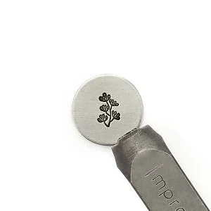 METALL-MOTIVSTEMPEL - ZWEIG 2 9.5MM