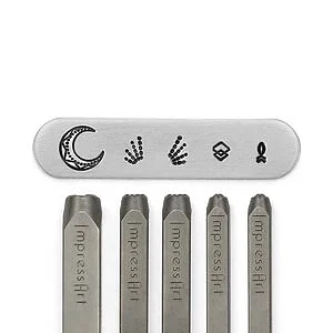METALL-MOTIVSTEMPEL - 5 STK GEOMETRISCHES MANDALA PACK