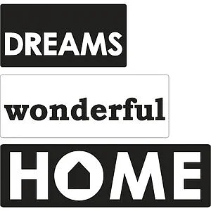3 SOAP LABELS SET - DREAMS WONDERFUL HOME