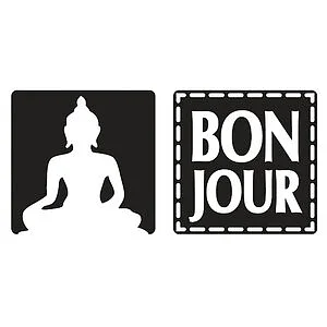 2 SOAP LABELS SET - BONJOUR BUDDHA 25 X 25 MM