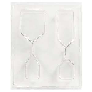 PLASTIC MOULD - 4 HOUSES 55 - 105CM DEPTH 3CM