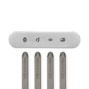 SET 4 STAMPI IMPRESSART GOOD LUCK SIGNATURE