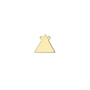 MINI TRIANGOLO OTTONE 16 X 19 MM SP. 1.2 MM - 7 PZ
