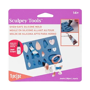 SCULPEY SILICONE MOULD - JEWELS