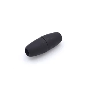 ACRYL-MAGNETVERSCHLUSS 8,5 X 22 MM - MATTSCHWARZ