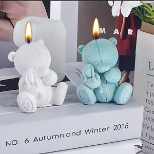 SILICONE MOULD - TEDDY BEAR Ø 70 X 74 MM