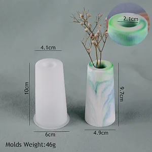 STAMPO SILICONE - VASO MODERNO Ø 49 X 97 MM