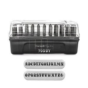 MOBY SIGNATURE PLUS UPPER CASE LETTER SET 6 MM