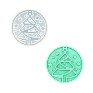 MOULE SILICONE POUR COUVERTURE DE NOËL Ø 88 X 10 MM