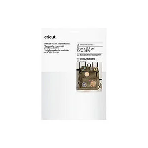 CRICUT 3 BLÄTTER ZUM AUFBÜGELN FÜR DUNKLE STOFFE A4