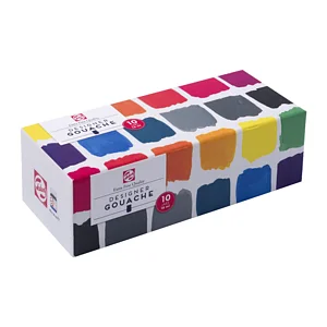 TALENS GOUACHE EXTRA FINE SET QUALITÄT 10 X 16 ML