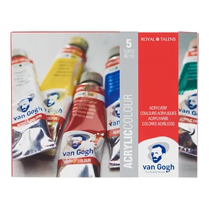 VAN GOGH ACRYLIC VALUE PACK 5 COLORI ACRILICI
