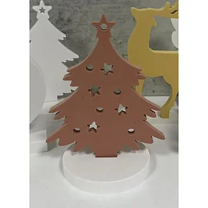 MOULE EN SILICONE - SILHOUETTE D'ARBRE DE NOËL