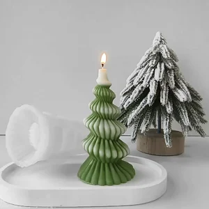 SILIKONFORM - SPIRALE WEIHNACHTSBAUM KERZE