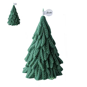 MOULE EN SILICONE - BOUGIE ARBRE DE NOËL