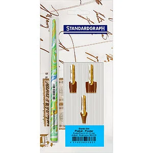 ENSEMBLE STANDARDGRAPH POSTER - 3 PLUMES + PORTE-PLUME