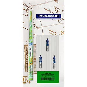 SET STANDARDGRAPH ORNAMENTAL - 3 NIBS + NIB HOLDER
