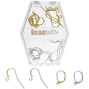 JUEGO 16 GANCHOS PARA PENDIENTES BEADSMITH