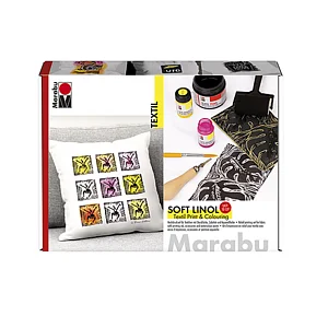 MARABU TEXTIL LINO PRINTING SET FOR FABRICS