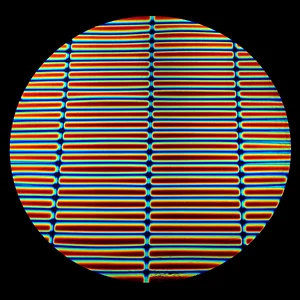 DICHROISCH COE 104 - REGENBOGENSTREIFEN