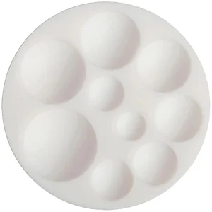 CERNIT - STAMPO SILICONE PIETRE TONDE Ø 7 CM