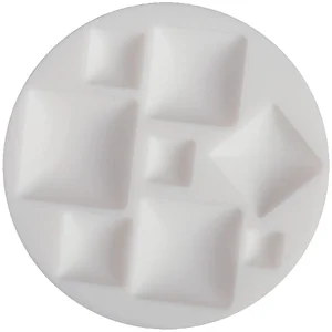 CERNIT - MOULE EN SILICONE PIERRES CARRÉES Ø 7 CM