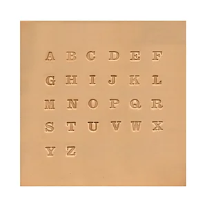 JUEGO DE SELLOS ALFABETO 6MM