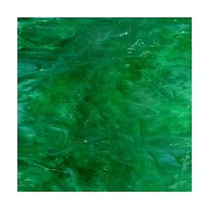 VERRE DOM OPAL A327-6S - VERT FONCÉ / BLANC
