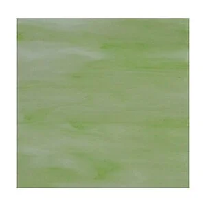 VERRE DOM OPAL A3252 - VERT CLAIR / BLANC