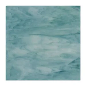 DOM OPAL GLAS A828 - BLAU GRAU / WEISS