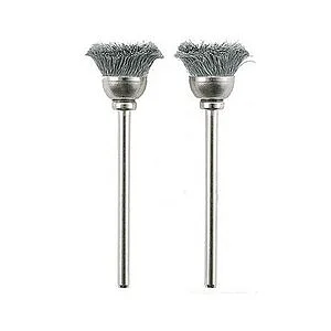 TOPFBÜRSTEN STAHL 13 MM 2 STÜCK