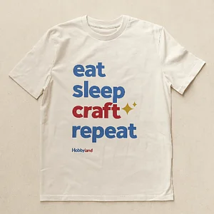 UNISEX T-SHIRT EAT SLEEP CRAFT REPEAT