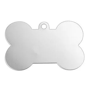 OSSO ALLUMINIO SP. 1.6MM - D. 40 X 19 MM - 4 PZ