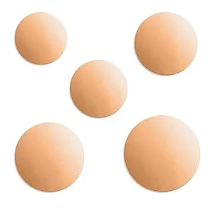 ASSORTIMENTO DISCHI RAME SP. 1.2 MM - 4 PZ