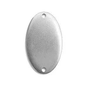 OVALE PELTRO - 35 X 22 MM - 2 PZ
