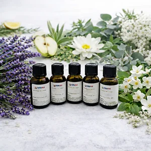 SET MIT 5 DUFTSTOFFEN FÜR KERZEN - BOTANISCHES ERWACHEN